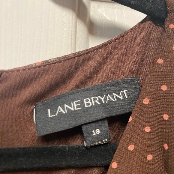 Lane Bryant Classy Brown Sleeveless Wide Leg Waist Tie With Belt Size 18 - Picture 3 of 12